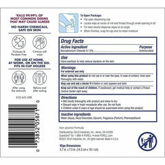 GOJO Gojo GOJ912006CMR Purell Clean Scent Hand Sanitizing Wipes 40/Tub