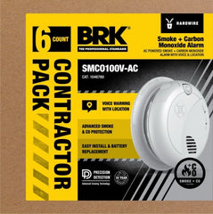 HONEYWELL Ademco Inc. 1046780 Smoke Co Alarm 6 Pack