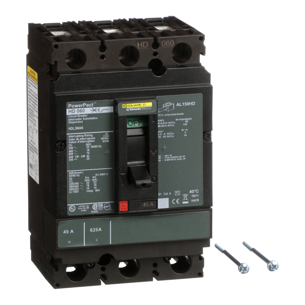 SCHNEIDER ELECTRIC HDL36045 CIRCUIT BREAKERS