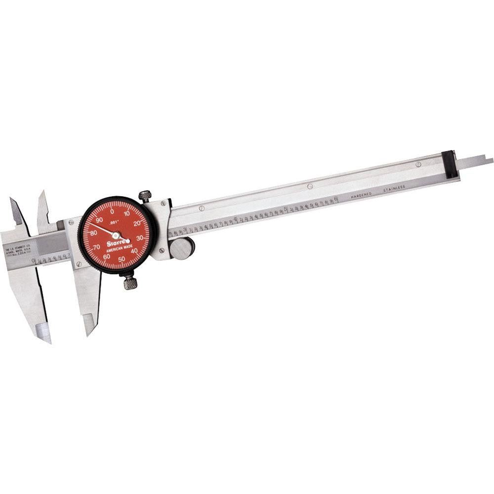 STARRETT Starrett 64516 Dial Caliper 6 Inch Stainless Steel