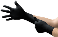MICROFLEX Microflex bd-1001-pf Black Dragon Latex Exam Gloves Sm