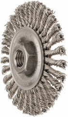 WEILER Weiler 94659 Knotted Ss Wheel Brush 4 in 20000 Rpm