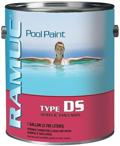 RAMUC Ramuc DS32801 Type DS Water Based Acrylic Pool Paint 1 Gallon (908132801)