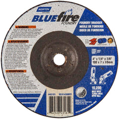 NORTON Norton 66252843181 Type 27 Grinding Wheel 4 in 24 Grit