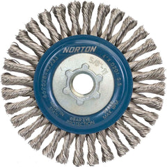 NORTON Norton 66252842233 Stringer Bead Wheel Brush 4 in Ss