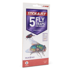 JT EATON Jt Eaton 443 Stick-A-Fly Disposable Indoor Fly Trap (5-Pack)