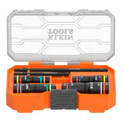 KLEIN TOOLS Klein Tools 654QS KNECT Quad-16 Heavy-Duty Impact Flip Sockets SAE and Metric 6-Piece