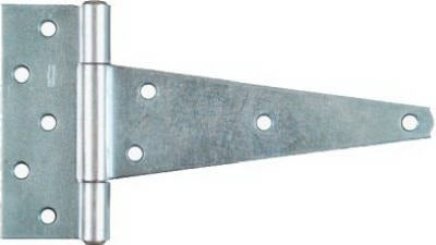 NATIONAL HARDWARE National Mfg N129-221 Extra Heavy T Hinge 8 Inch Zinc
