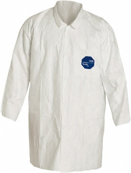 DUPONT Dupont TY212SWHMD0030NF Lab Coat Medium Tyvek 30 Pack