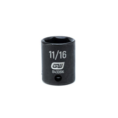 GEARWRENCH Gearwrench 84306N Impact Socket 3/8 in Drive 11/16 in 6-point