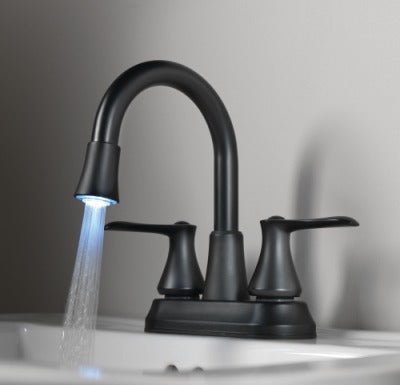 HOMEWERKS WORLDWIDE Homewerks 21-B42WYMBHW-Z Led Bath Faucet Matte Black