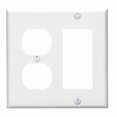 LEVITON Leviton Mfg Co 002-80455-00W Combination Wall Plate 25 Pack