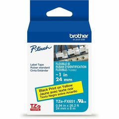 BROTHER Brother BRTTZEFX651G P-touch TZeFX651 Flexible ID Laminated Label Tape 24mm x 8m (1 Each)