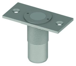 HAGER Hager Hinge 280X26D Dust Proof Strike Satin Chrome