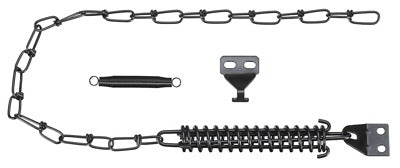 NATIONAL HARDWARE National Mfg N349-241 Spring Chain Door Stop Black 5 Pack