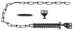 NATIONAL HARDWARE National Mfg N349-241 Spring Chain Door Stop Black 5 Pack
