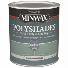 MINWAX Minwax 614944444 Polyshade Quart Gloss Vintage Blue