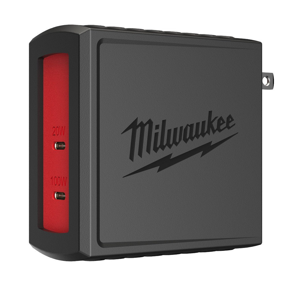 MILWAUKEE Milwaukee 48-59-2847 120W USB-C 2-Port Wall Adapter (2-Port)