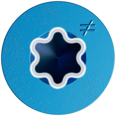 SIMPSON STRONG-TIE Simpson Strong-Tie TNT18214TFC25 Titen Turbo T25 flat head 3/16 in x 2-1/4 in 25-pack