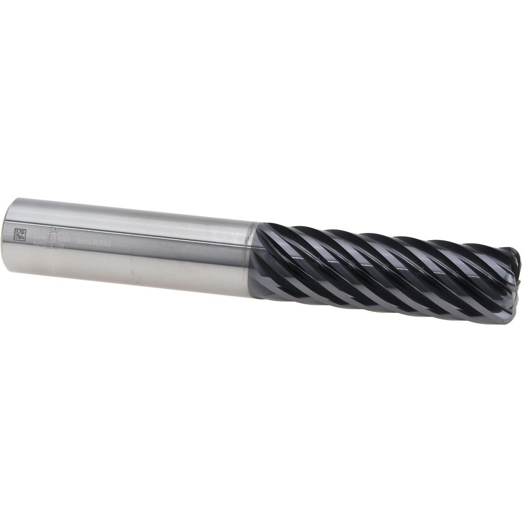 SECO TOOLS Seco 17002366 Corner Radius End Mill 3/4 in 9 Flute Altin