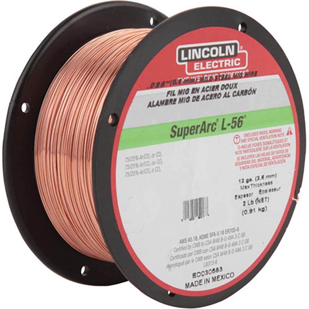 LINCOLN ELECTRIC Lincoln Electric ED030583 Mig Welding Wire 0.025 in ER70S-6