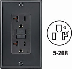 LEVITON Leviton 114-GFNT2-00E 20A Self-test Gfci Outlet Nema 5-20R