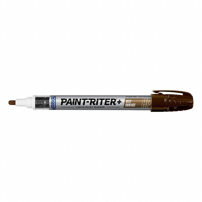 MARKAL Markal 96975 Liquid Paint Marker Brown Oily Surface