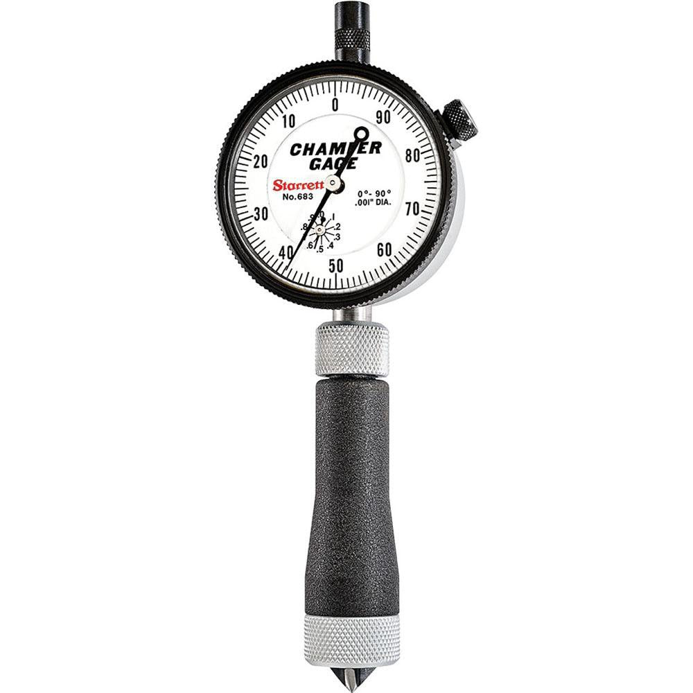 STARRETT Starrett 63685 Internal Chamfer Gage 0 to 1/2 in 3-blade