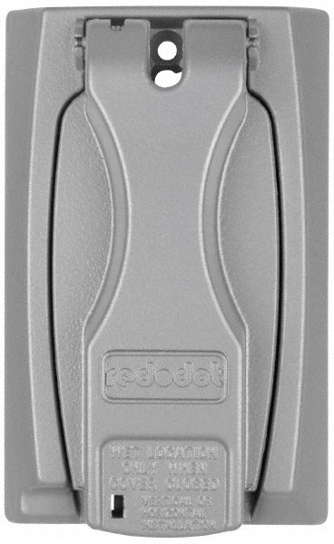 THOMAS & BETTS Thomas Betts DCCU Weatherproof Electrical Box Cover Zinc