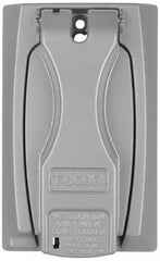 THOMAS & BETTS Thomas Betts DCCU Weatherproof Electrical Box Cover Zinc
