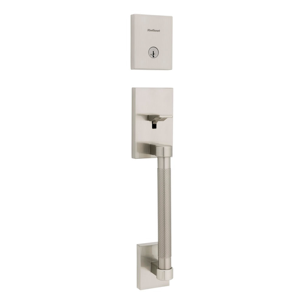 KWIKSET Kwikset 818PVHLIP-15S.STRKP Exterior Handleset Satin Nickel