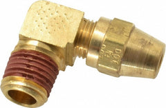 PARKER Parker VS269AB-4-4 Compression Male Elbow 1/4-18 Nptf Brass