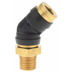 PARKER Parker PF-00082 Swivel 45 Male Elbow 3/8 Od 1/4 Npt Brass