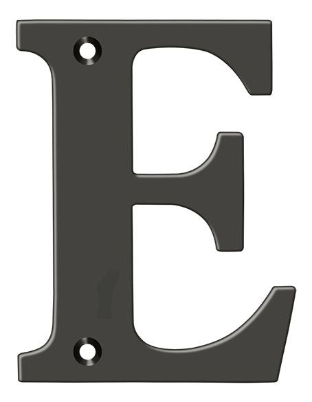 DELTANA Deltana RL4E-10B Letter E Address Plaque Oil Rubbed Bronze