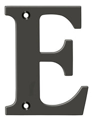 DELTANA Deltana RL4E-10B Letter E Address Plaque Oil Rubbed Bronze