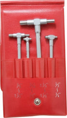 MITUTOYO Mitutoyo 155-907 Telescoping Gage Set 4 Piece 0.315 to 2.125 in