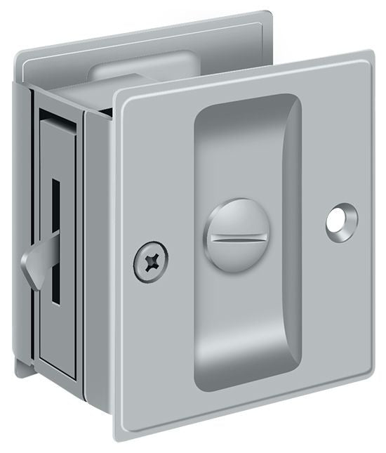 DELTANA Deltana SDL25U26D Pocket Lock Privacy Satin Chrome