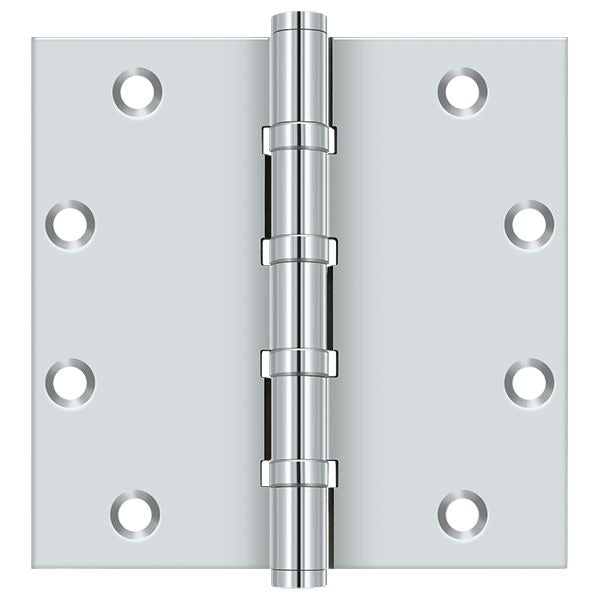 DELTANA Deltana DSB55B26 Square Ball Bearing Hinge 5x5 Bright Chrome