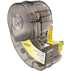 BRADY Brady X-11-498 IDXPERT Repositionable Vinyl Cloth Wire and Cable Label 0.75 in H x 0.5 in W 275 Labels Cartridge