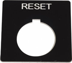 SCHNEIDER ELECTRIC Schneider Electric 9001KN123BP Legend Plate Reset 30mm