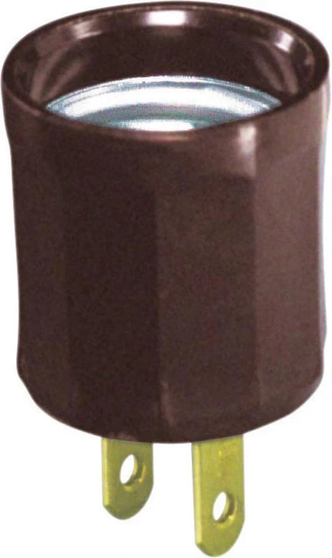 LEVITON Leviton 007-61 Outlet to Light Socket Adapter 600W 125V (Each)
