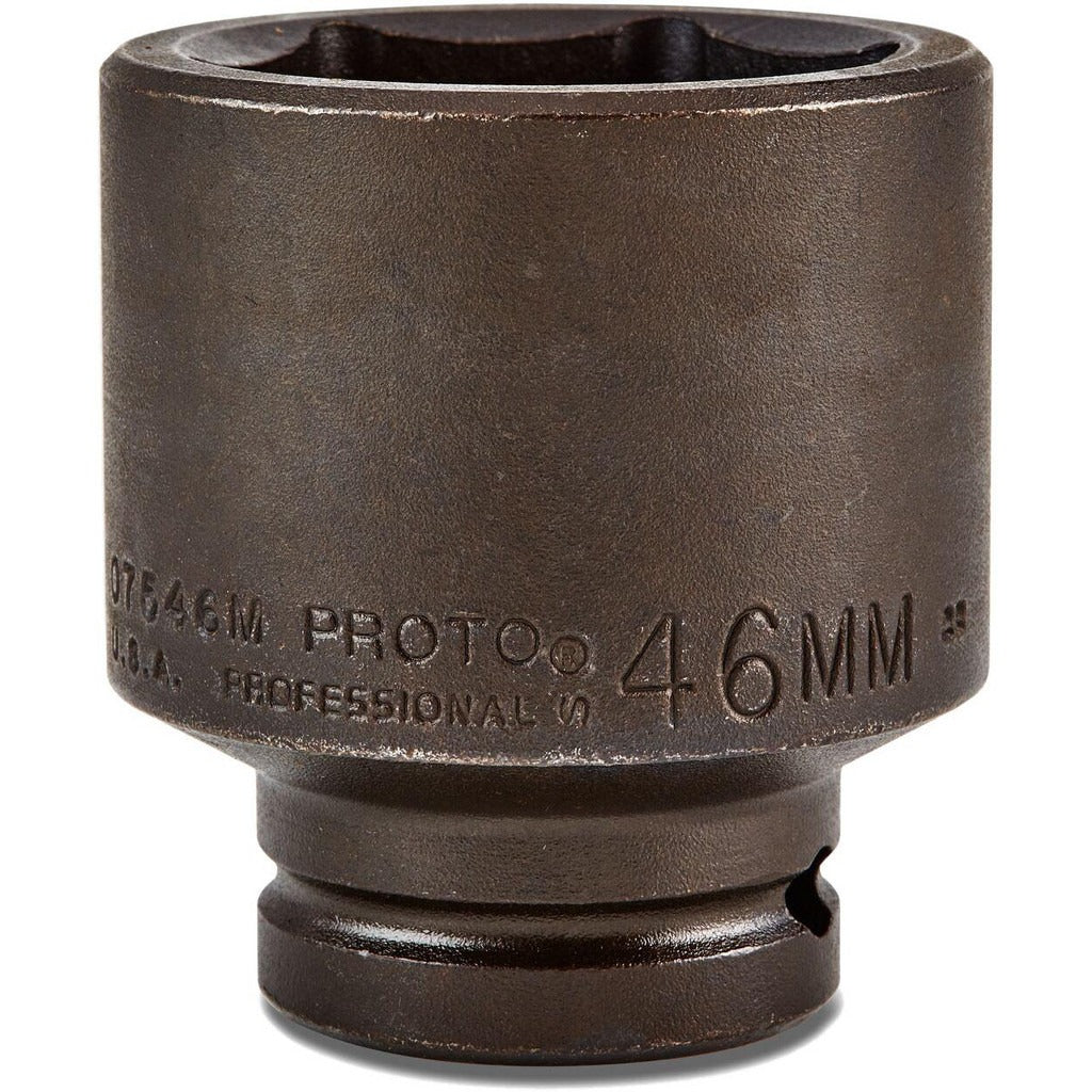 PROTO Proto J07546M Impact Socket 3/4 in Drive 46mm 6-pt