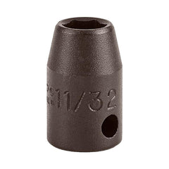 PROTO Proto J7211H Impact Socket 3/8 in Drive 11/32 in 6-point