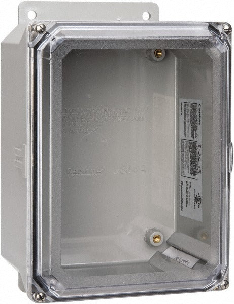 THOMAS & BETTS Thomas Betts NV864 Polycarbonate Enclosure 6x8x4 Nema 4X