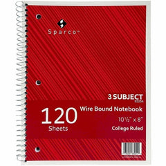 SPARCO Sparco SPR83254 Wirebound College Ruled Notebook 120 Sheets (8 x 10.5 in)