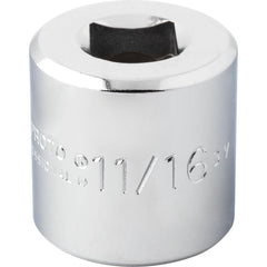 PROTO Proto J5222HS 11/16 in 3/8 Drive 6-point Hand Socket