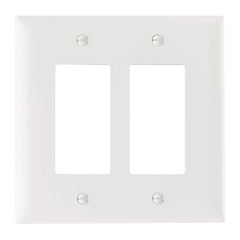 LEGRAND Legrand TPJ262-W Trademaster Junior Jumbo Standard Wallplate 2-Gang (1 Pack)