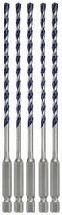 BOSCH Bosch HCBG0205T Blugranite Turbo Hammer Drill Bit 5 Pack