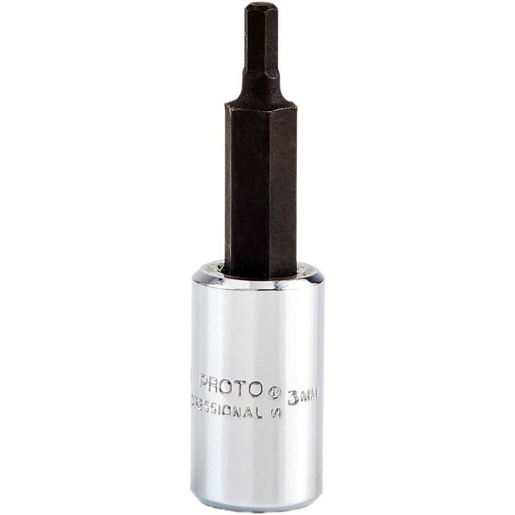 PROTO Proto J4770-3M Hand Hex Bit Socket 1/4 in Drive 3 Mm