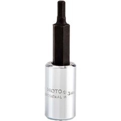 PROTO Proto J4770-3M Hand Hex Bit Socket 1/4 in Drive 3 Mm